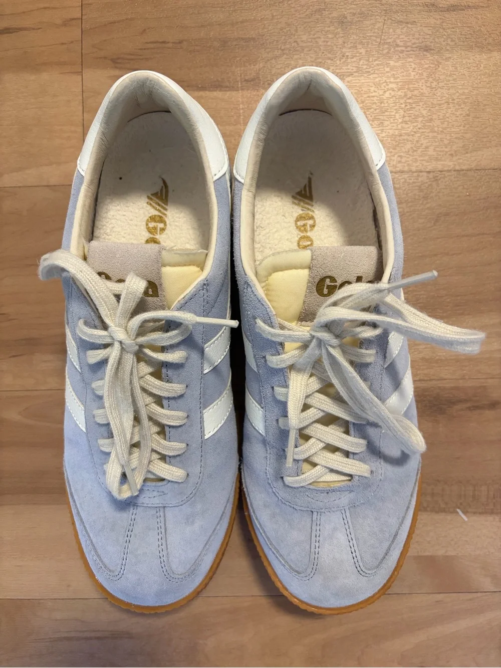 Gola Women’s Elan Sneakers in Light Blue, Size 9